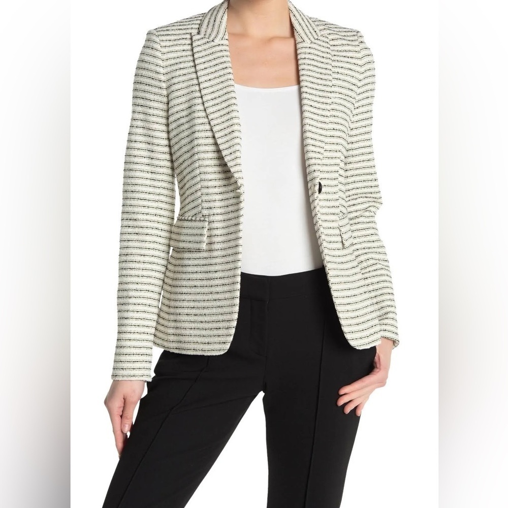NWOT Veronica Beard Hosanna Dickey Tweed Jacket Sz-0